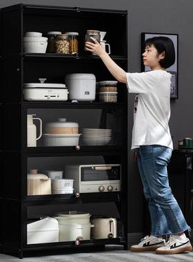 厅家用厨房边橱柜柜边柜餐茶水柜客靠墙储物柜子ZWW多功能茶边柜