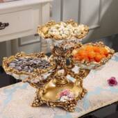 意家创居AL100681装 果多层家干果盘用客厅茶几摆件欧式 水果盘套装