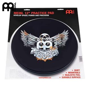 meinl麦尔哑鼓2垫1器寸初学入门架子鼓练习打亚打鼓弱静MPY音击板