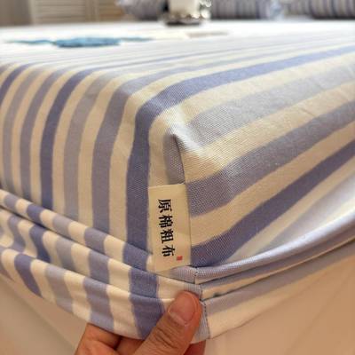 纯棉老粗布床单单件10全棉儿0卡通加厚被单四米季通用榻童EX20250