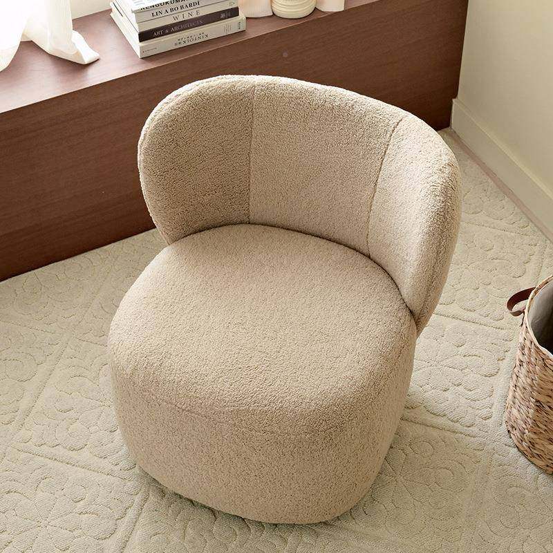 单人阳台简无品牌/沙发约户型休椅可旋转卧室梳妆凳小复古轻闲奢