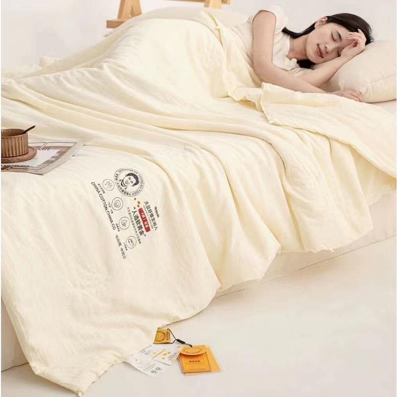 类双A母婴级大豆维被春被夏凉被全棉被子YWQ冬季纤加厚保暖被芯i