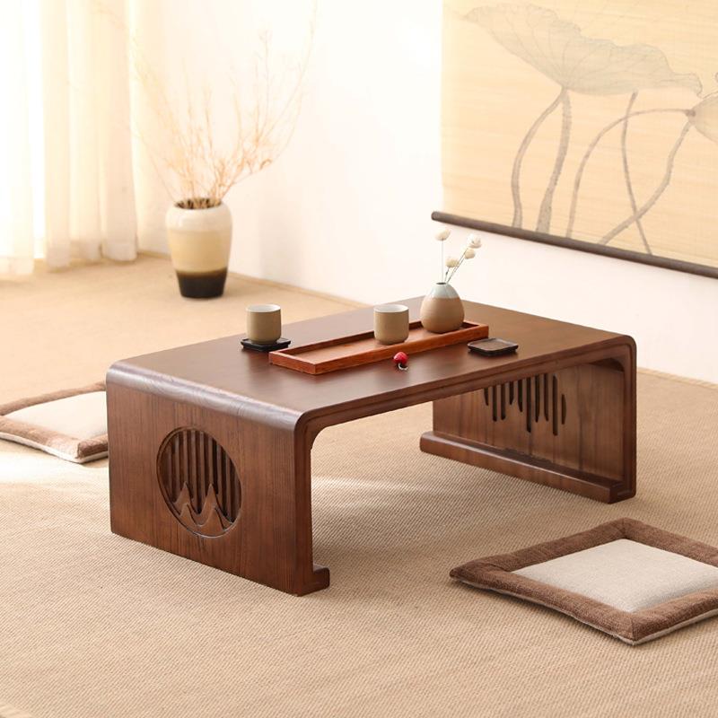 榻米几小桌子茶实木日国式炕桌飘窗桌子矮桌几简约地台桌BBI榻学
