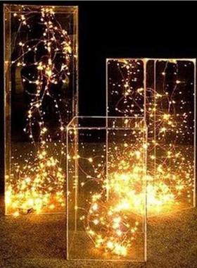 透明店11276亚克力引简路水晶道具酒摆件婚礼场景布置装饰架花现