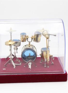 dollh15341ouse娃屋BJ迷你仿真微缩娃模型OB子11D乐器铜制摆件架