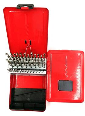 直HOI柄花钻头麻HSS木工铝材塑料1开孔白钢套装钻头钻咀1-6mm5件