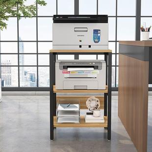 1F打印复机物架电脑G桌上家用桌778面架子办公置室支架印机置放收