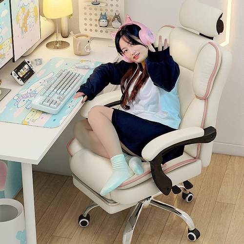 电竞椅女脑生家用电椅舒适坐久旋转靠公背电脑椅办宿DZF舍书桌学