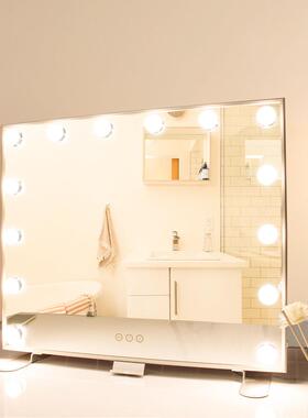 式led化妆4带1灯泡镜44727智能三色调光带支架可挂墙好莱坞化台妆