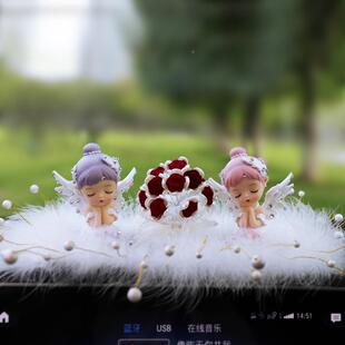 镶钻633摆贝拉公主车载爱装内饰件女生可汽车装饰品