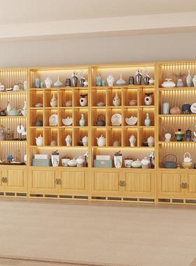 公室隔断置物架客架厅玄关简约展示摆件屏博风古架收办纳陈97列柜