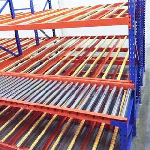 流利货架可调储滑动流利式货架组装拣分滑重293移式滚轮流利条货