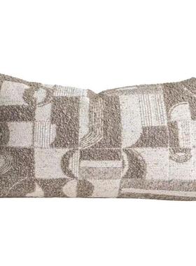 奢简约现代抱枕沙发厅靠包垫方枕样板间酒店抱XHO枕靠轻腰客枕