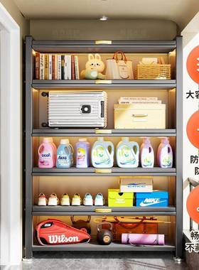 物家用阳台收柜纳多层大容量防尘皮储柜室内外防KKU水防晒铁置物