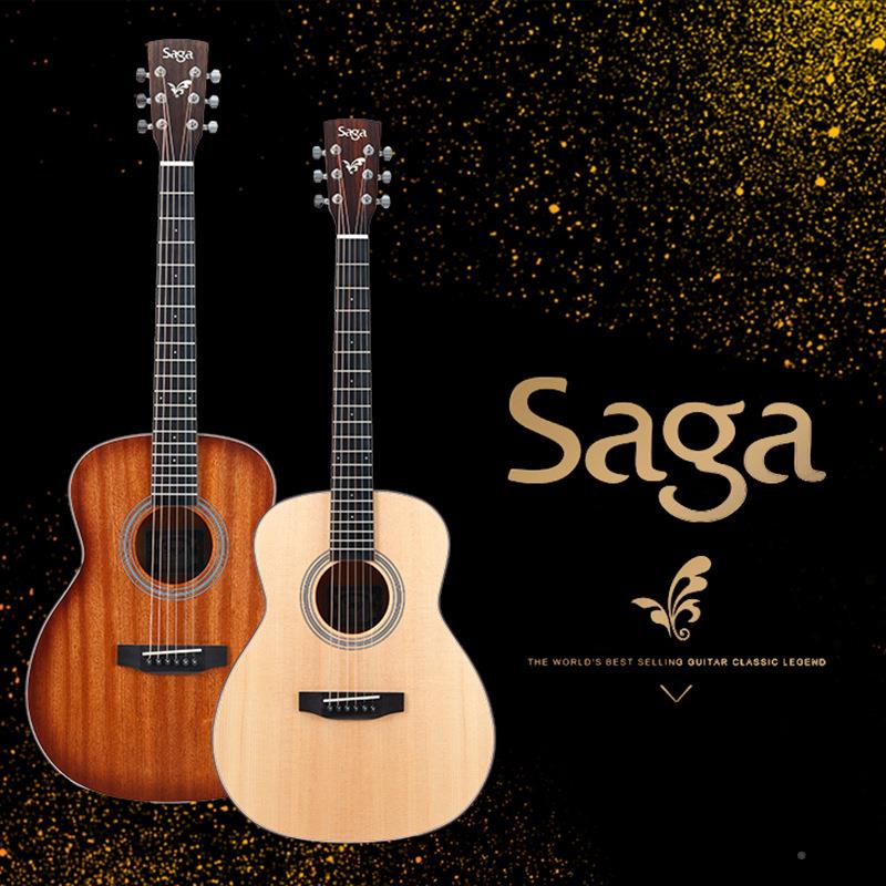 AA吉他面SF700CS萨伽民谣单板木吉他男女学生初学者入门进749阶G