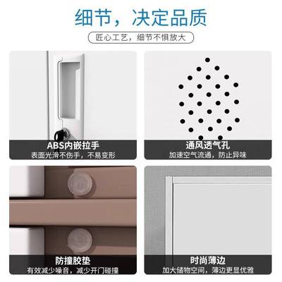 铁皮更衣柜员工储物柜健身房存包柜宿舍衣柜工厂换衣柜办公室柜子
