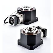 7中空旋平台直角YOU减速机180搭50w伺服电机多工位旋转转配设备减