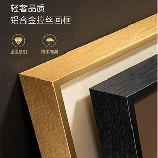 中风山装饰画客厅沙发古背挂画玄景关卧室国风湖山春暖图水GH2412