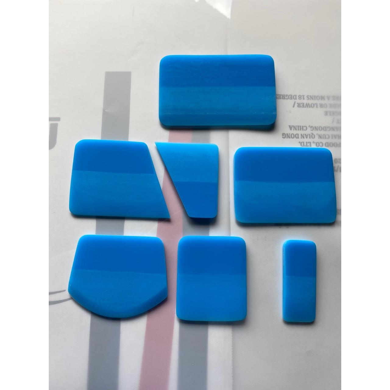 汽车膜车衣刮板专用贴衣刮7件套网VFV红TPU车用刮车衣专贴膜工具