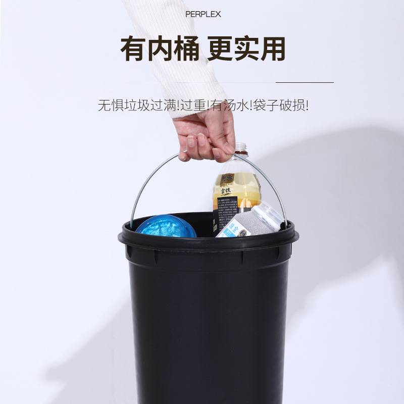 可口可乐垃圾桶智能感应式不锈钢易拉罐网红桶家用客厅卧室大容量