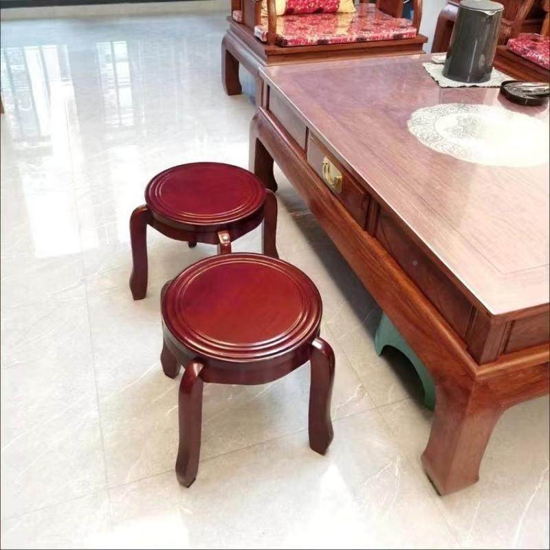 茶板几小凳子实木矮凳用客BWZ厅小圆成人家矮凳l凳yd