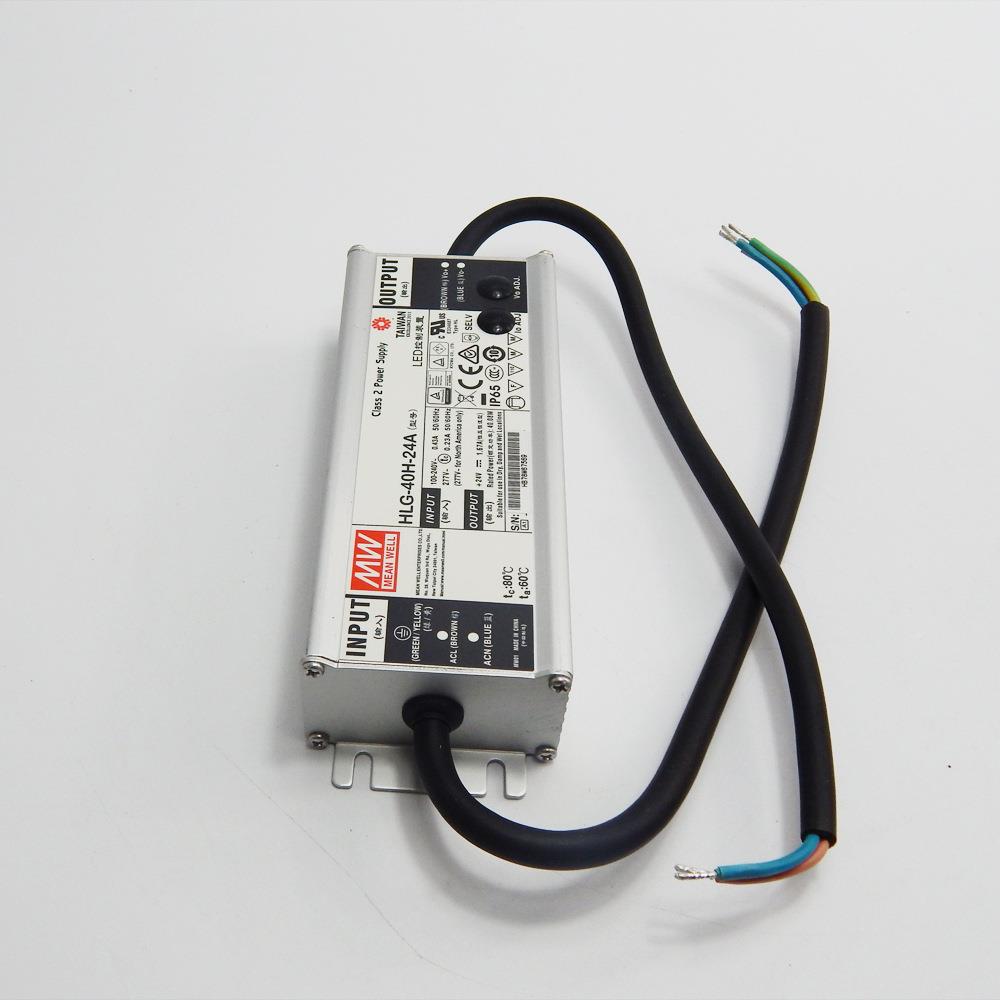 LED开关电源HLG-A40HGNV-2A/12/3驱6A/484A恒压加恒流防水动器