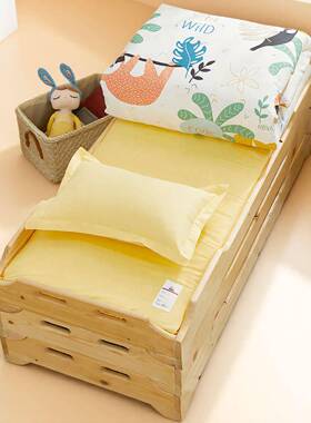 宝利来幼儿园上用品被童子棉三件套全儿床被褥被套入园午睡KIB六