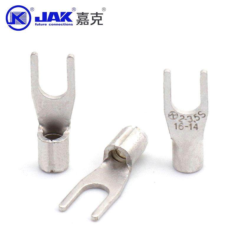 SNB-3.5S压接线端子接头U型XJP2裸端子线耳厚紫铜冷裸端3M.7铜鼻