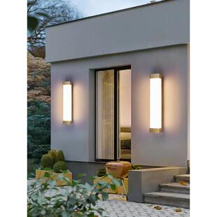 户外灯阳光房户外灯打孔不锈钢露免台l壁灯ed灯防水壁入户3040大