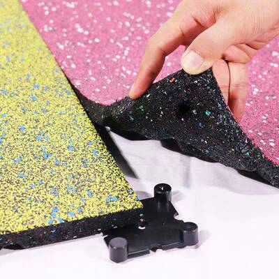 隔音地垫地胶PKK防震身房运健动板地地砖量力户外区橡胶地板家用