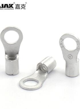 R头N524紫B2-4S圆形冷压端子铜鼻子裸端铜耳M4焊接圆有认证K线ST