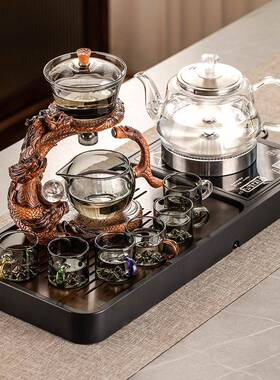 玻璃泡壶茶具套装茶家用全动底部上水一电热烧水壶茶自台UPP体电