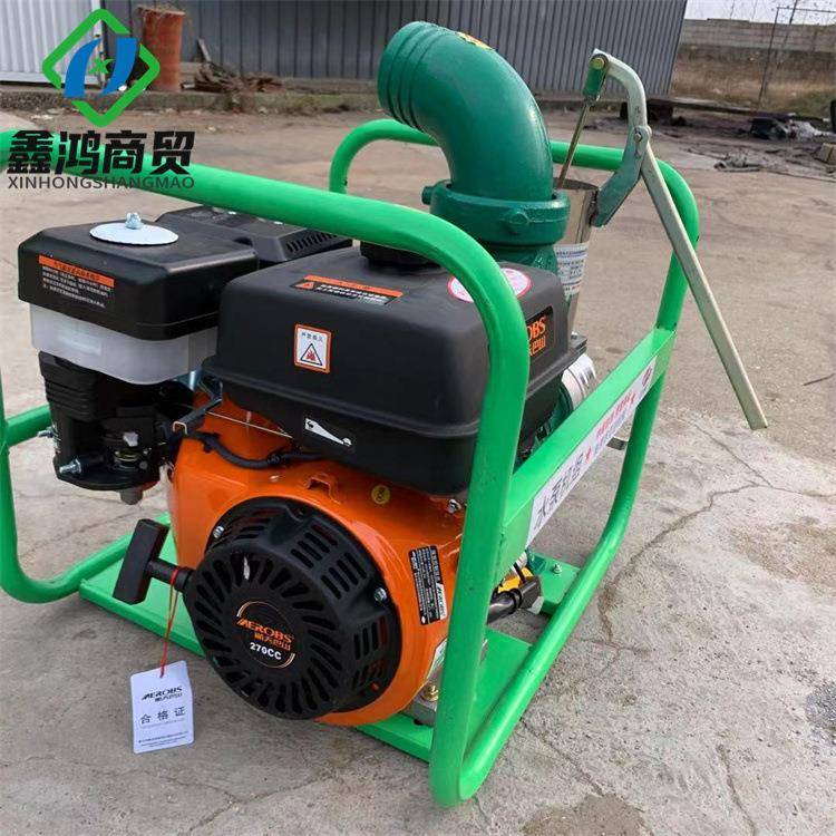 铸泵铁头汽油抽架水泵框式汽油4寸离心xh-cs-17泵扬程28米汽油抽