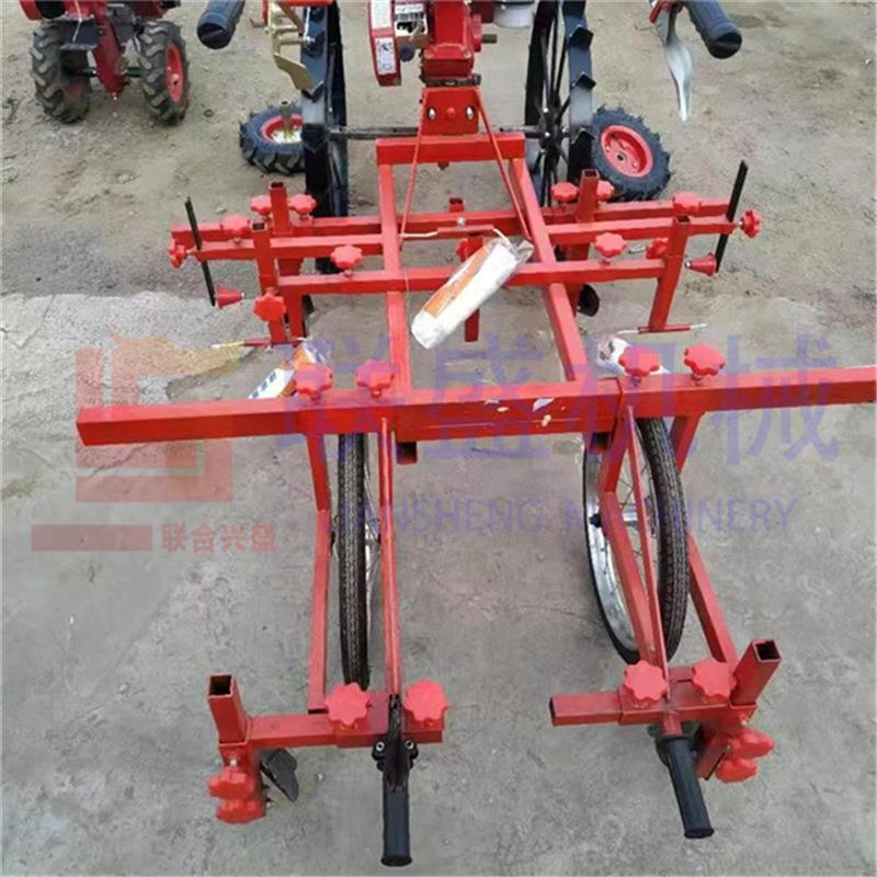 汽油自物走式CXC覆膜机垄上作地膜覆盖机油宽度可调盖膜机汽覆盖