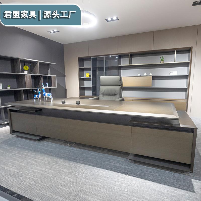简约现代总裁主管大经办理桌吧公班台老办86465657板桌公桌