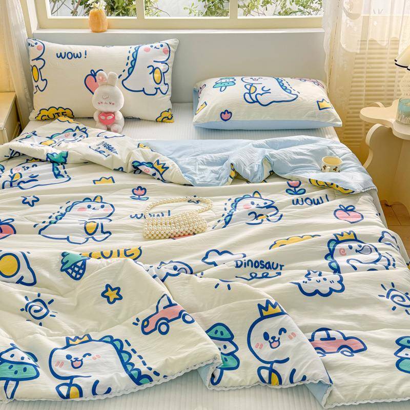 100水洗龙花边新20RBG25被款夏乐园恐140cm*棉小-