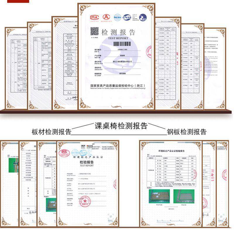 厂家直中小学生单人套桌木装实课桌椅学校课椅供辅导WT-19-10班桌