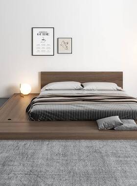 日式榻榻米床地1.7335米落次矮卧床经济型1床.2米出租屋床板式地