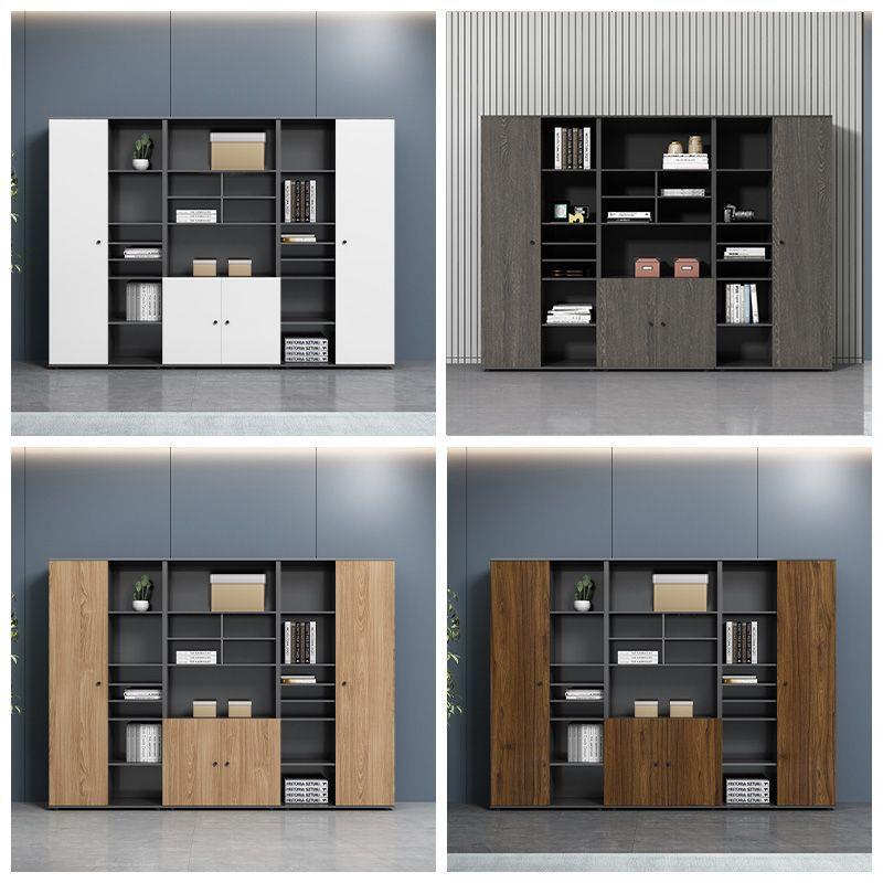 木质文件资料柜地组合高柜储物柜带密183锁高柜柜落子办码公室书