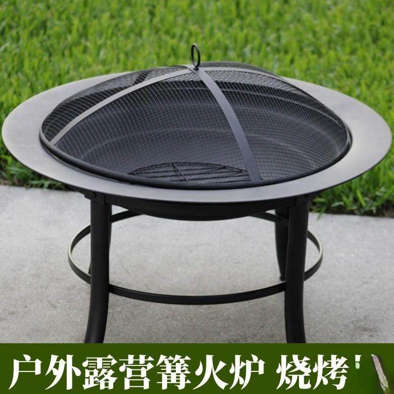 炉型晚会火盆大篝火柴火露营烤火炉盆家用篝烧火冬天367取暖烤炭