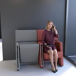 环保质奢礼堂座椅时尚简约材款带手写字板扶礼HFJ堂椅室轻内静谧