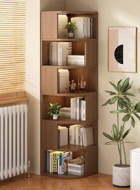 角置物架角柜三角形转角柜墙简易OUM转储物柜卧室床头客厅角角柜