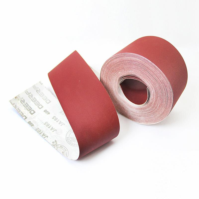 星家鹿牌手GHP泰撕除锈打厂磨抛光砂软布棕刚玉红砂纸砂布卷整卷