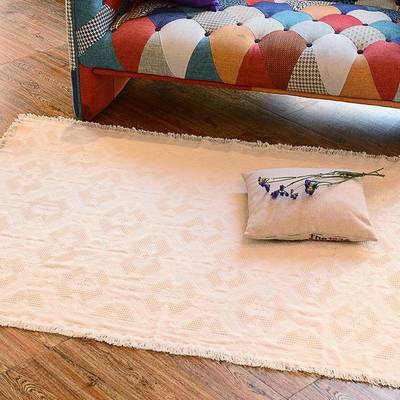 美式沙乡村纯VGE色盖发巾垫全出口棉单人沙发套罩桌布盖毯双防滑