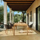 户藤编实木桌椅台别墅庭院花园外酒WET店阳餐桌椅吧台吧椅组家合