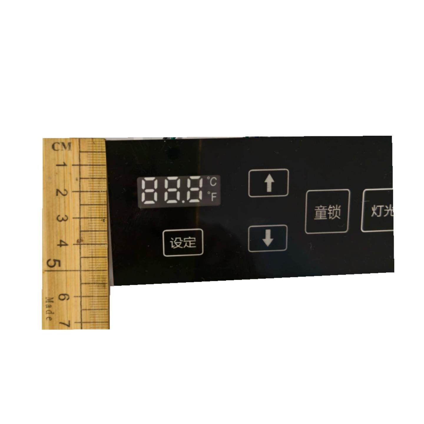 触摸式电容温控开关冷温控器风2微照明调温EUE12V4V电脑电子控制