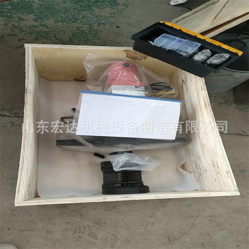 能捷式钢楼梯扶手不锈磨口机新款多功滑便动工作台电XJR动坡口机