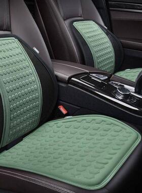 季座垫夏窝通用隔热季蜂凉垫汽车坐四垫座椅DRW靠背垫