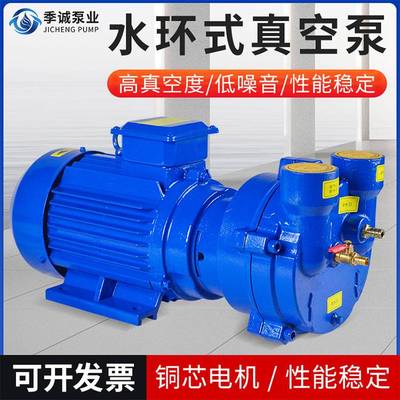 2BV系列水环式真空泵工业用高真空水循环真空泵雕刻机真空吸附