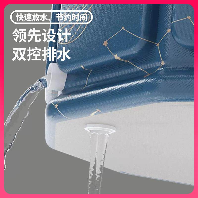 ?一泡澡桶F$p$pd$p大人超划泡家用免安装加厚算大人超划算折叠澡